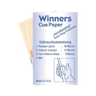 Winners Cue Paper